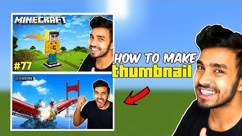 How To Make Thumbnail Like Techno Gamerz 🥰