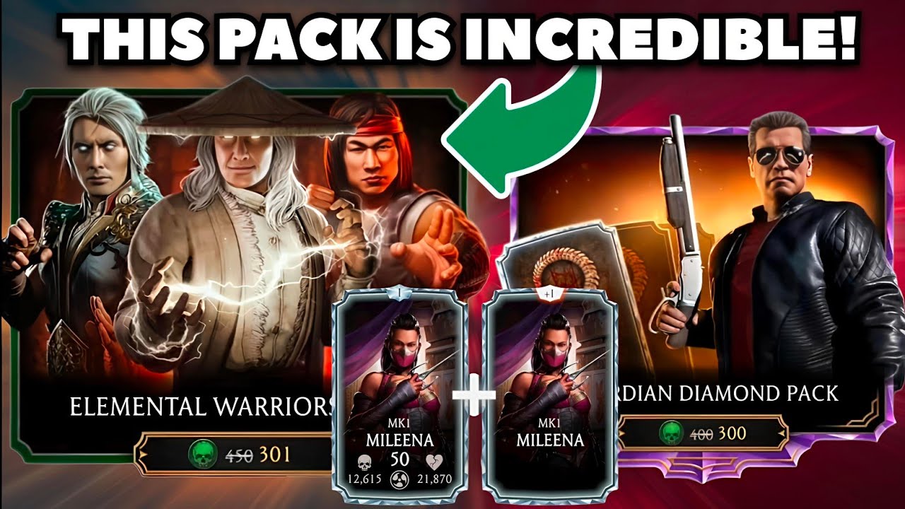 Лучший набор в игре! Открытие наборов «Воины стихий» и «Терминатор» — Mk Mobile