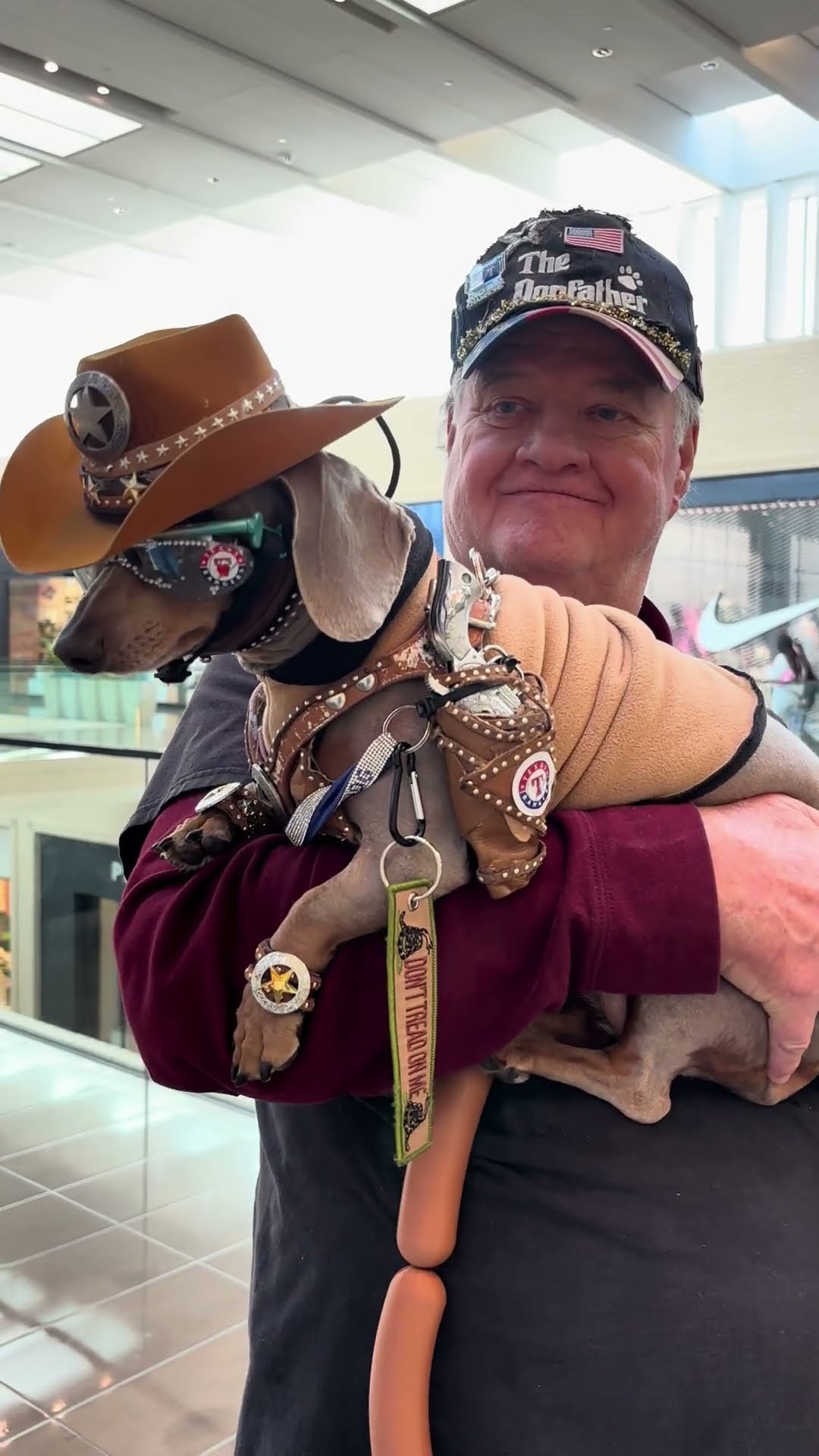 Dachshund Dressed Up as a Texas Cowboy || ViralHog