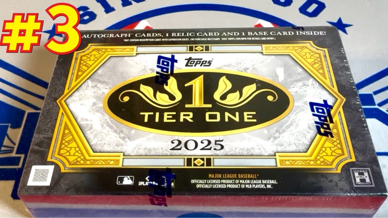 3! JUMBO RELIC IN 2025 TOPPS TIER ONE! - YouTube
