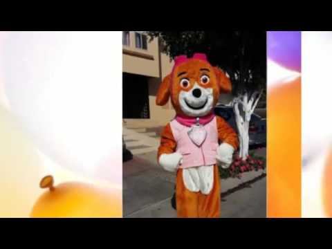 botargas en tijuana - botarga skye - YouTube