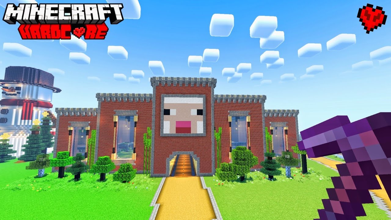 I Build a FACTORY In Minecraft Hardcore... - YouTube