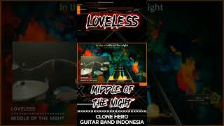 Loveless - Middle Of The Night | Clone Hero - Guitar Band Indonesia