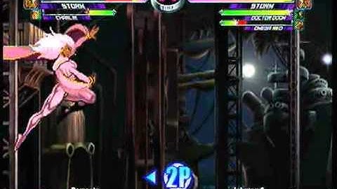 MvC2 Online (360): Brett (Cha/Storm/Col) vs Reset (Omega/Storm/Doom) 3 .:7.16.10:.