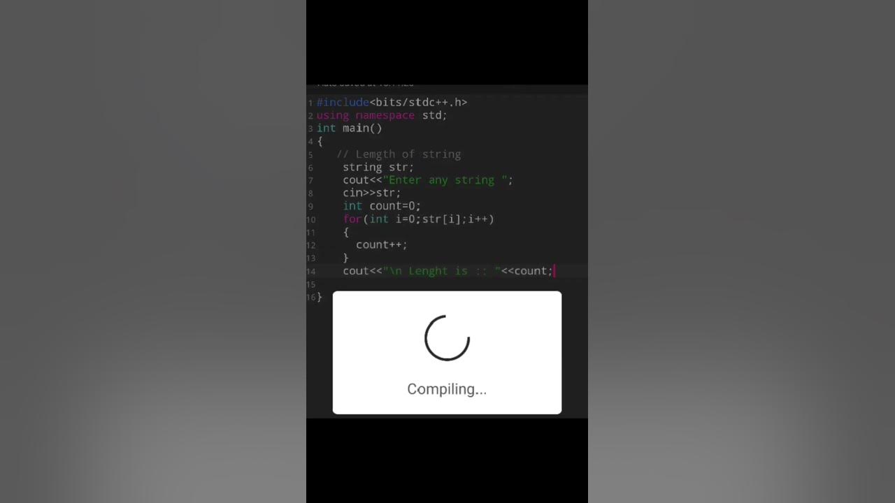 Length of String in C++ || Coding Pathshala #shorts #youtubeshorts # ...