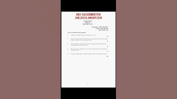 MEG-3 BRITISH NOVEL | MEG-3 ASSIGNMENT FOR JUNE 2023 & JAN 2024 | IGNOU ASSIGNMENT |@IGNOU_A-Z