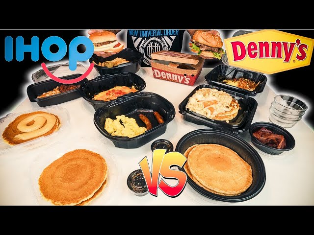 Trying Same Breakfast at Denny's + IHOP to See Which Is Better, Review