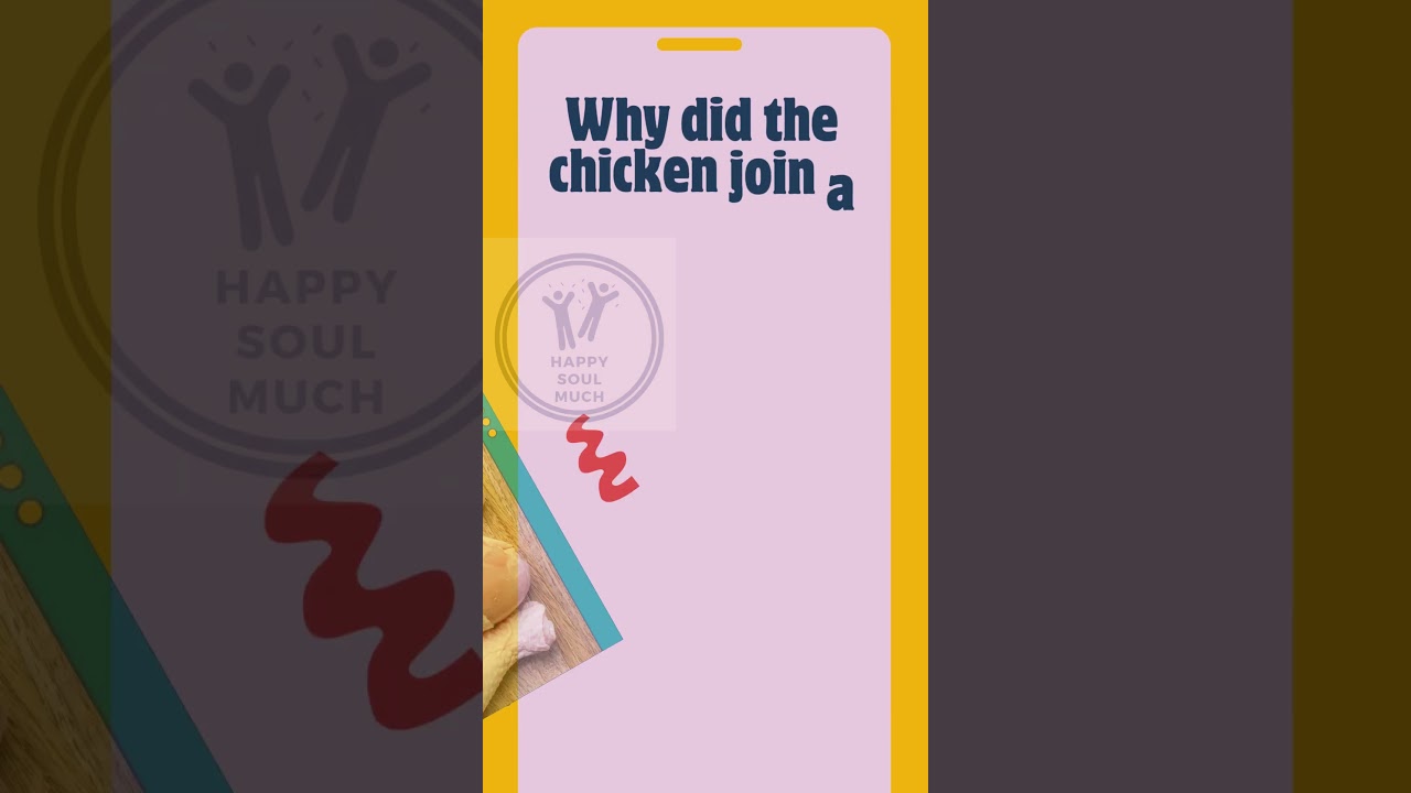 😆Why did the chicken join a band?😂 