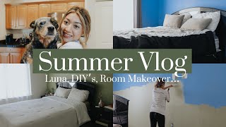 SUMMER VLOG: DIY's, Room Makeover, Trader Joe's haul & More!
