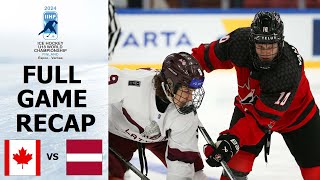 CANADA vs LATVIA Highlights | 2024 IIHF U18 World Championship screenshot 3