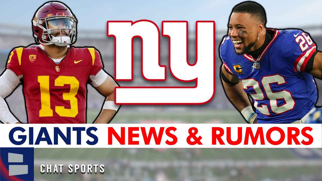 New York Giants Rumors on Saquon Barkley, Caleb Williams, Adoree' Jackson &  2024 NFL Draft 