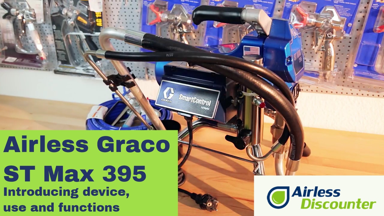 Système de pulvérisation airless GRACO ST Max 395 pour peintres et  vernisseurs professionnels - MasterBau Shop