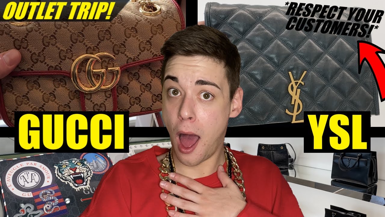 YSL AND Gucci Outlet Shopping Trips! Toronto Premium Outlets! *RESPECT YOUR  CUSTOMERS* - YouTube