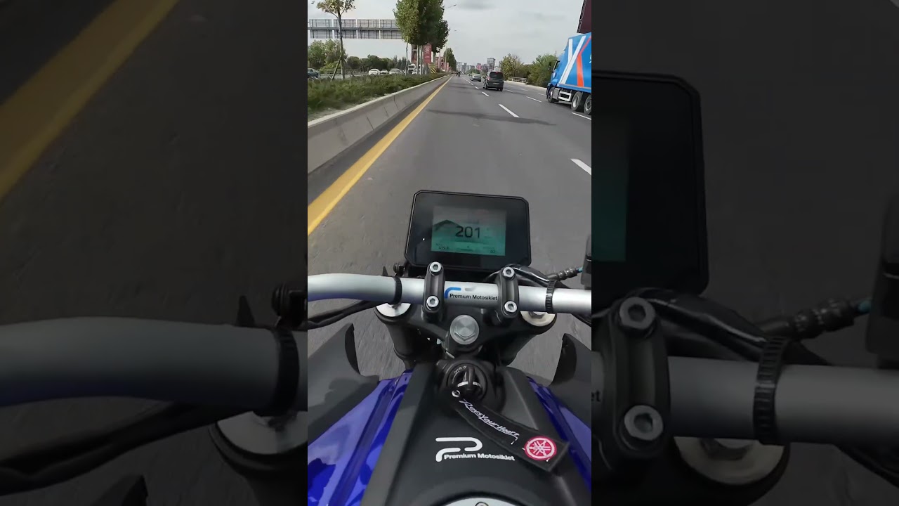YAMAHA MT-07 Y-AMT Acceleration 