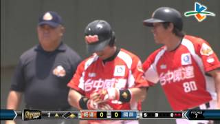 20140613-1 爆米花 威達vs國訓 1上 威達2出局後國訓蔡尚穎出現傳球瑕疵
