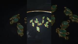 Gold Vermeil Emerald Connector Charms #shorts #silver
