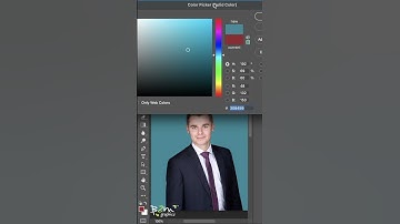 Change background color in Photoshop.