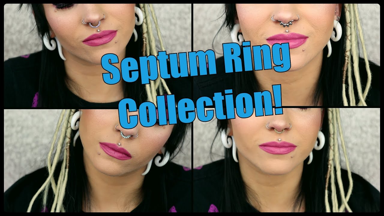 My Septum Jewelry Collection + Try On! YouTube
