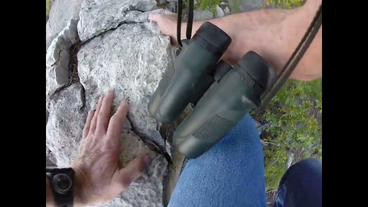 Accessing a rockshelter above the Rio Grande near Shumla, Texas