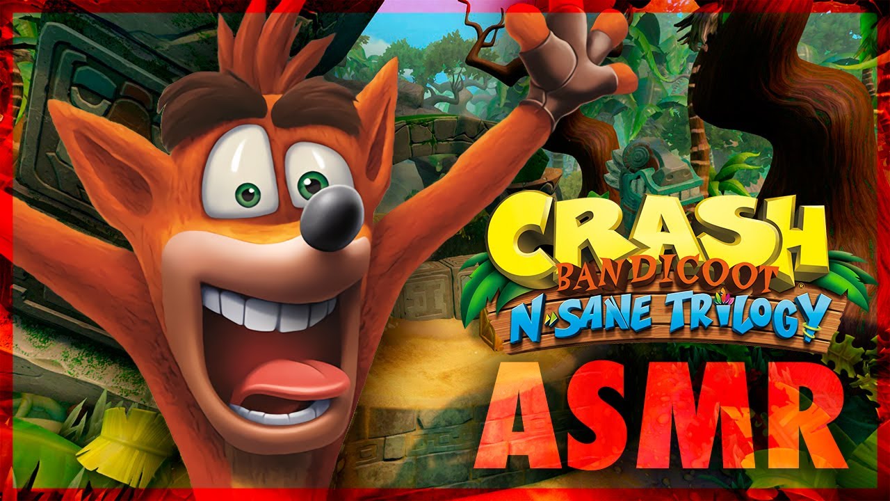 #ASMR | 🎮 CRASH BANDICOOT 3 WARPED (Whispers, Mouth, Controller, Vibration Sounds, Gum Chewing)