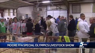 Moore FFA hosts annual Special Olympics Livestock Show
