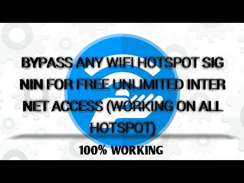 BYPASS ANY OPEN WIFI HOTSPOT WITH CAPTIVE PORTAL LOGIN FOR FREE UNLIMITED INTERNET ACCESS