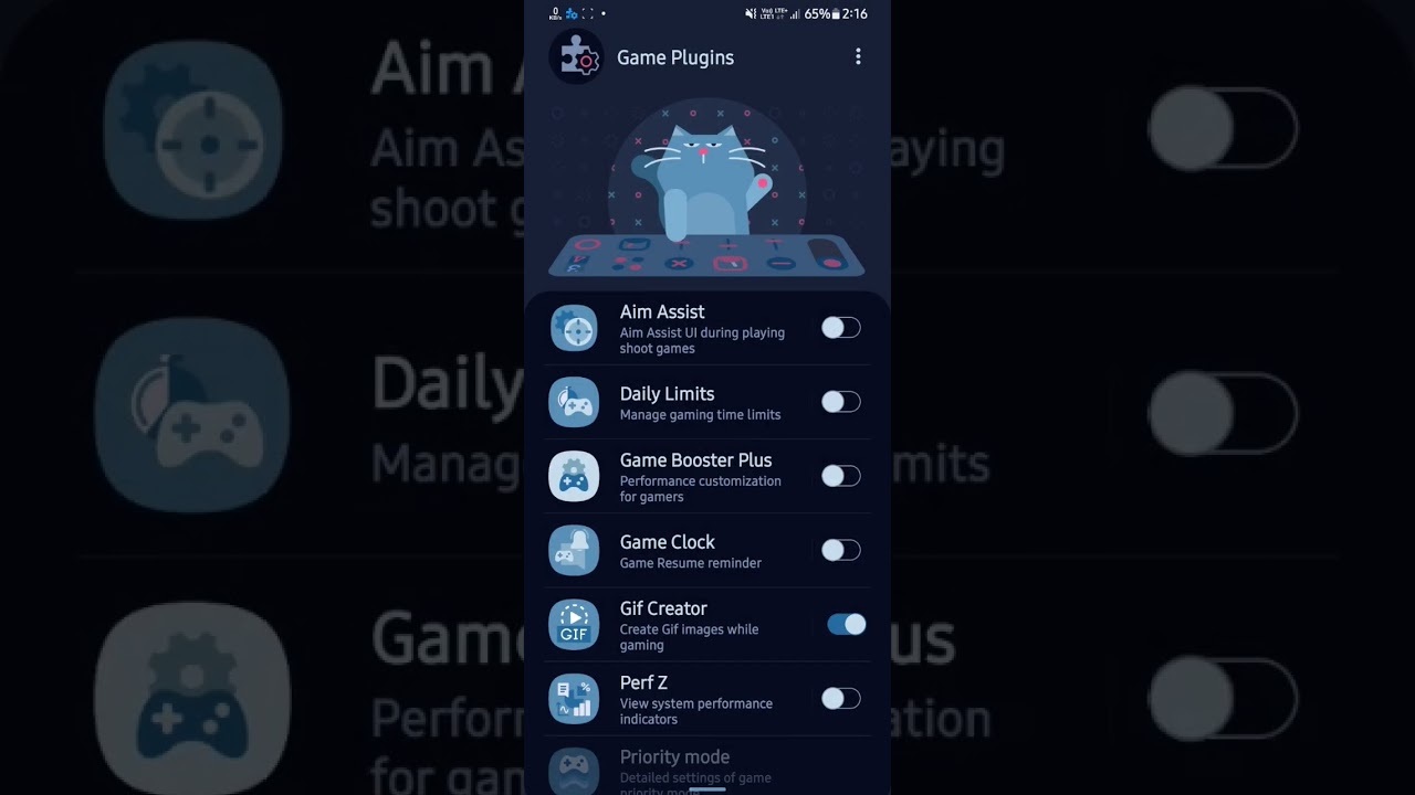 Create Gif of Games.. Gif Creator.. Samsung Game Plugins.. 