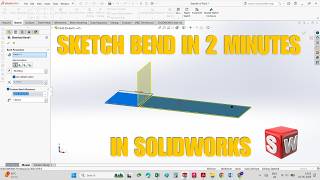 Sketched Bend in SolidWorks ⚙️🔥 | Sheet Metal Tutorial @RamsCad @CADCAMTUTORIALBYMAHTABALAM