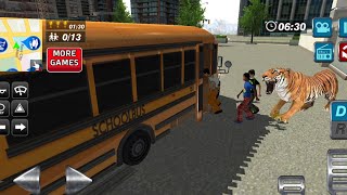 School Bus 16 Driving Simulator Game Android Gameplay screenshot 5