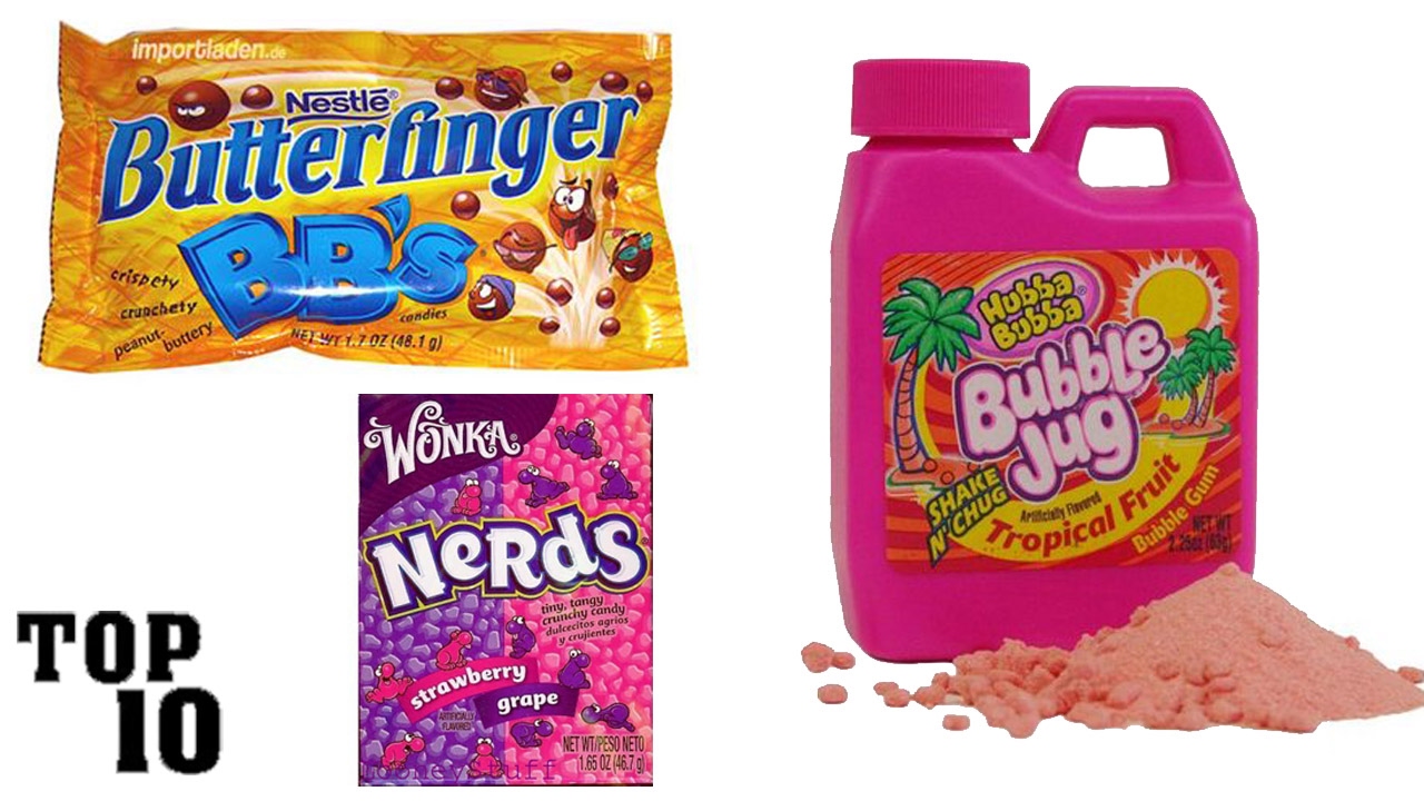 Top 10 Discontinued Candy We All Miss - YouTube