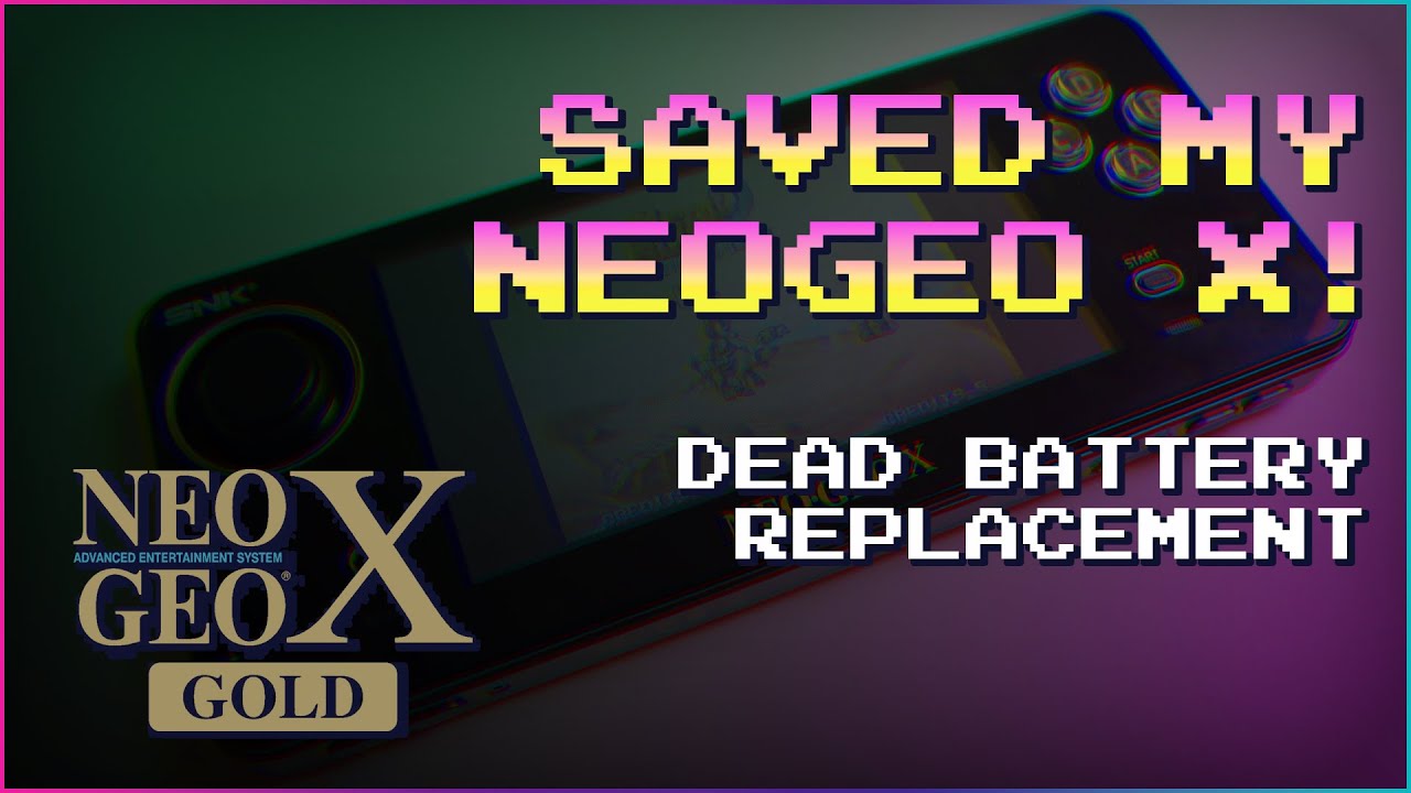 I Saved My Neo Geo X Gold! Dead Battery Fix