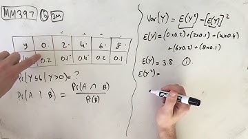MM397 Maths Methods Fortify Study Guide - "How to find the variance of a discrete distribution"