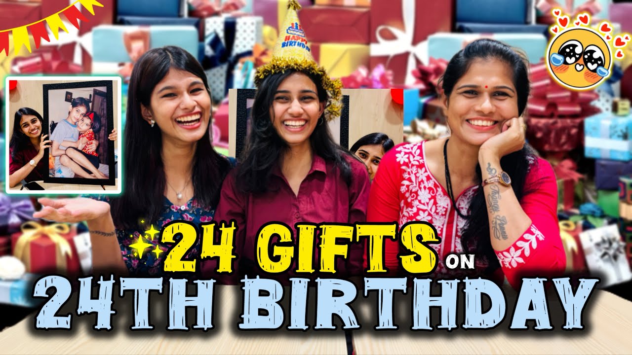 24 GIFTS ON CHECHI’S 24TH BIRTHDAY🎁🥳 | Surprise polinju🤣 | Thejathangu😉