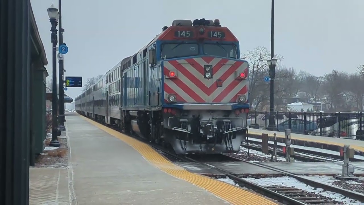 Palatine and Barrington railfanning today 