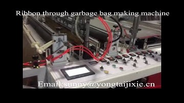 RDL Automatic Ribbon through garbage bag making machine