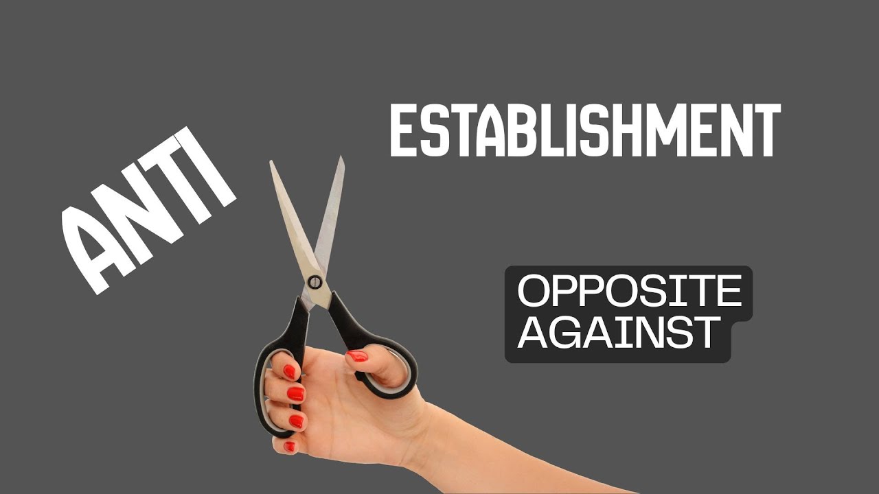 The Prefix - ANTI.   English Vocabulary Study.