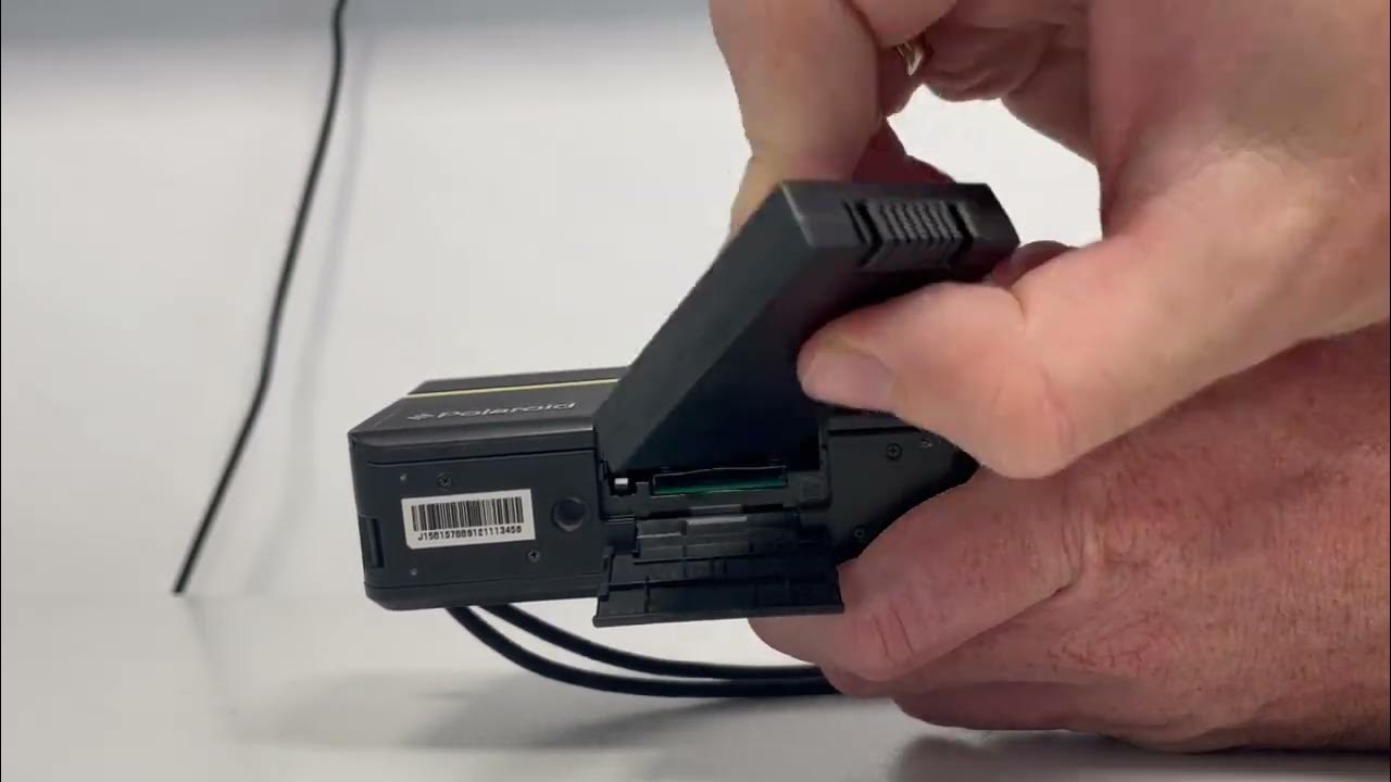 How to change battery in Polaroid Z2300 - YouTube