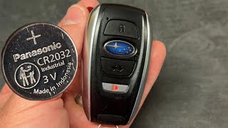 Subaru Key fob battery replacement CR2032