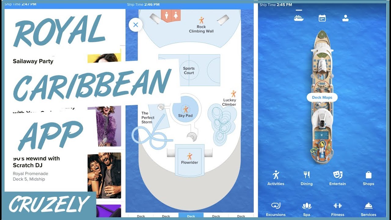 Royal Caribbean Full App Walk Through - YouTube