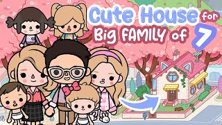 Aesthetic Cute House BIG Family of 7 Fluffy Friends not FREE TOCA BOCA House Ideas Toca Life World