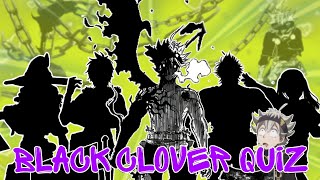 BLACK CLOVER QUIZ ⚫🍀| Guess the character Black Clover by Shadow screenshot 1