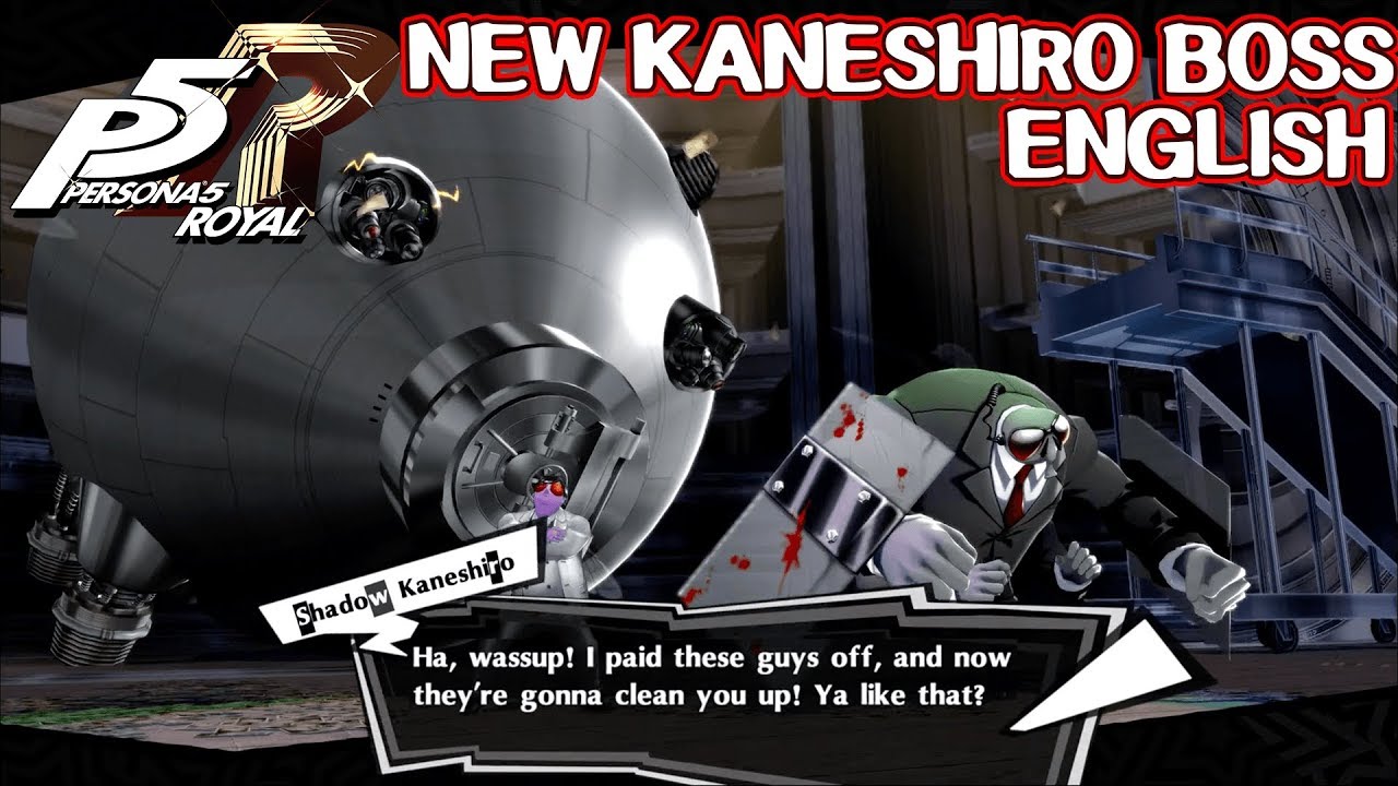 New Kaneshiro Boss Fight ENGLISH Persona Royal -