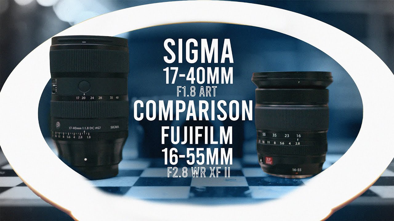Sigma 17-40mm f1.8 против Fujifilm 16-55mm f2.8 WR II — тест в реальных условиях на улице.