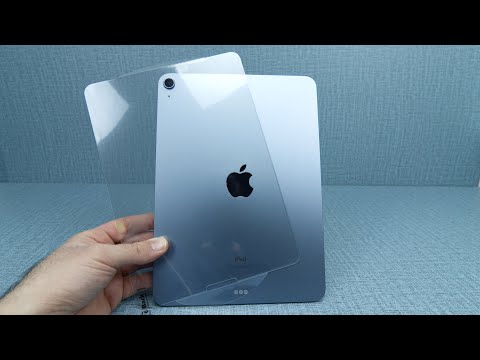 iPad Air 4-го поколения (2020) — как установить защитное стекло