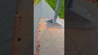 Antena Starlink którą montowałem u klienta na dachu