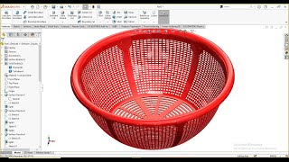 Lily Washing Net Solidworks || Solidworks Practice