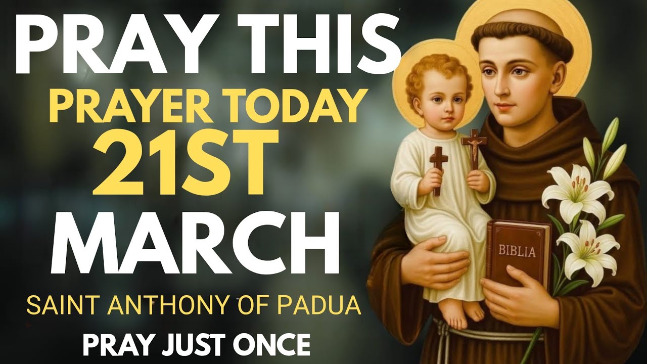 🙏URGENT MIRACLE PRAYER TO SAINT ANTHONY OF PADUA FOR RESTORATION AND IMPOSSIBLE CASES|PRAY JUST ONCE