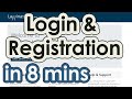 Create custom Users Login & Registration modules - Laminas Starter Kit
