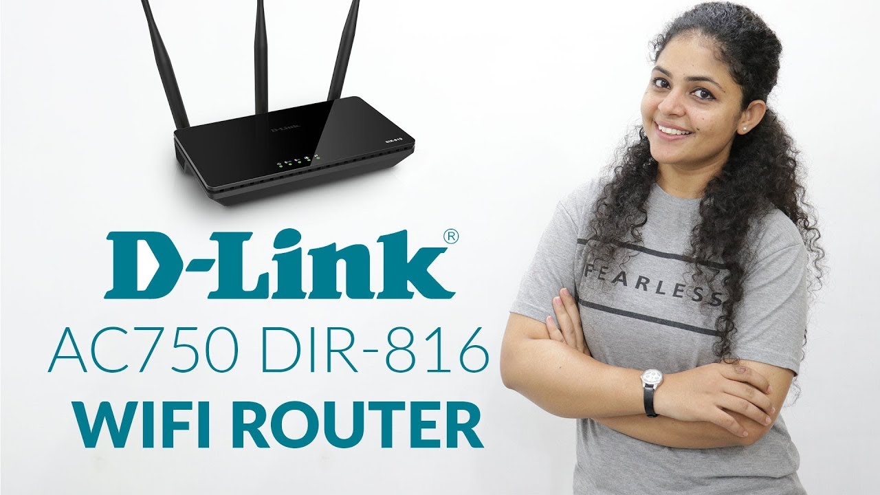 D Link AC750 Dual Band Wireless Router Review | D-Link DIR-816 AC750 Review - YouTube