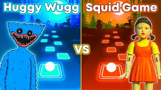 Huggy Wuggy Theme Song vs Squid Game Theme Song | Tiles Hop EDM Rush
